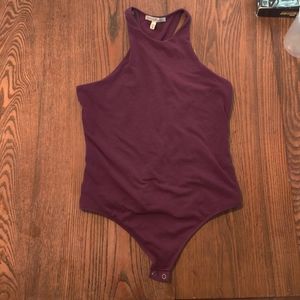 Purple Bodysuit Tank Top